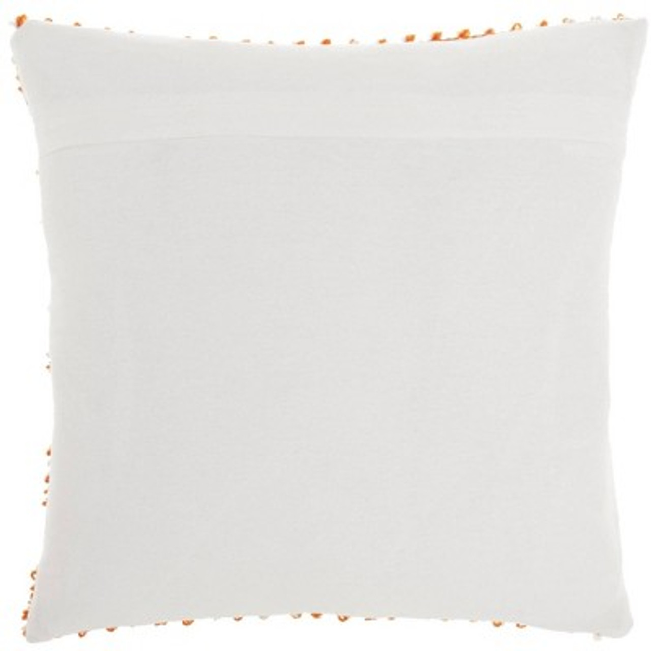 18x18 Woven Striped and Dots Square Throw Pillow Orange - Mina Victory