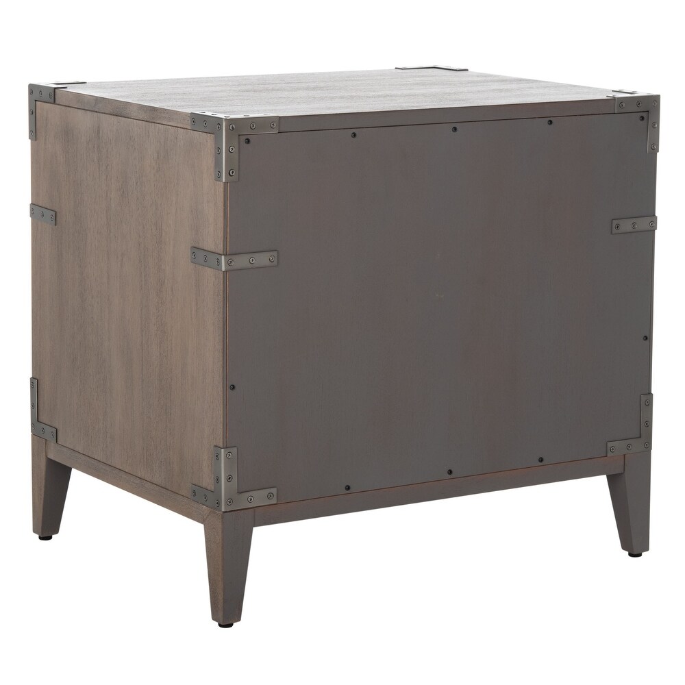 SAFAVIEH Couture Nisha 1 Drawer 1 Shelf Wood Nightstand