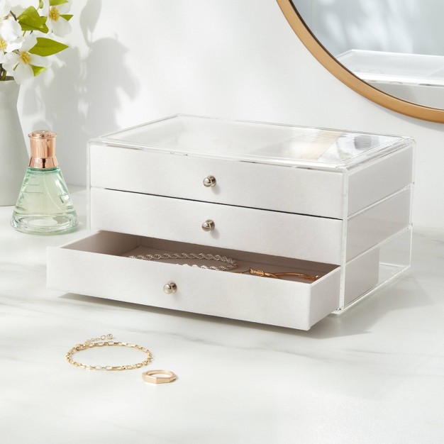 3 Drawer Acrylic Accessory Organizer