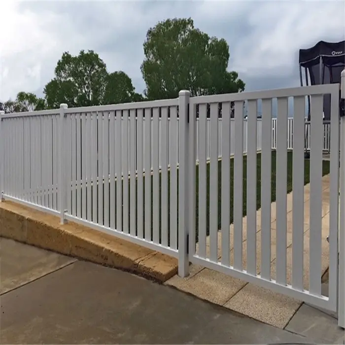 Factory Supply Powder Coated Aluminum Vertical Welded Fence Panel For Garden