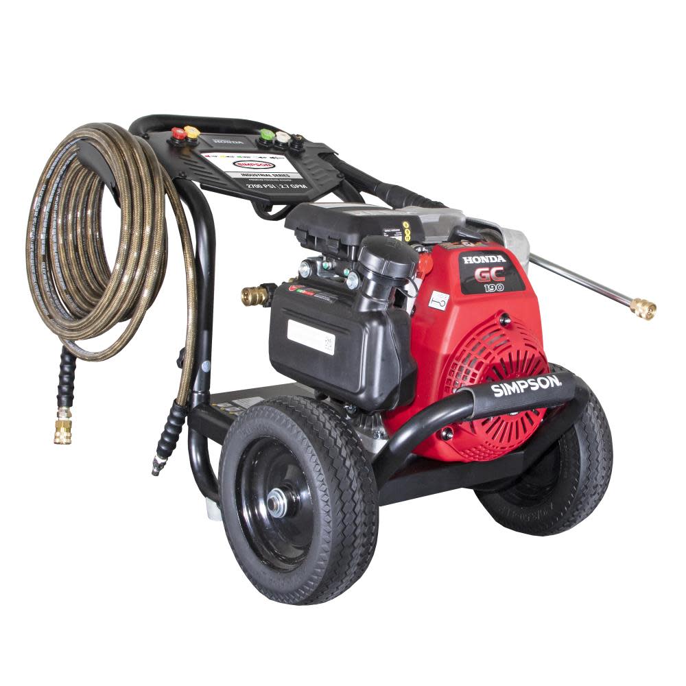 Industrial Pressure Washer 2700PSI 2.7GPM ; 49 State Certified ;