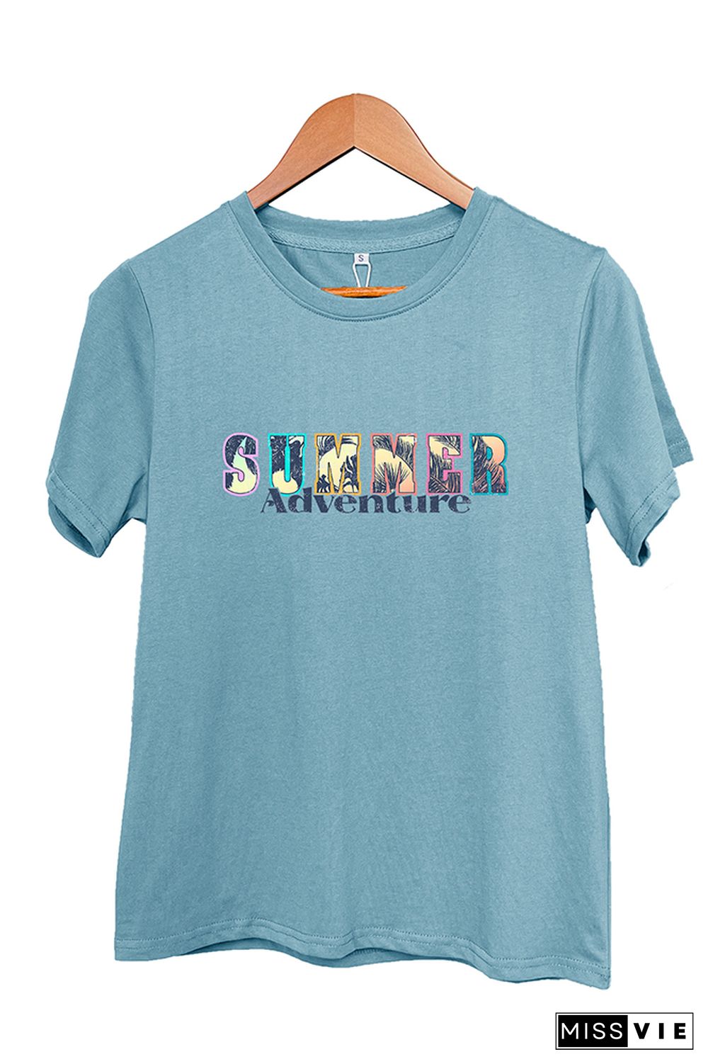 Summer Adventure,Palm Tree Graphic T-Shirt Wholesale