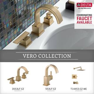 Delta Vero Double Towel Hook in Champagne Bronze 77736-CZ