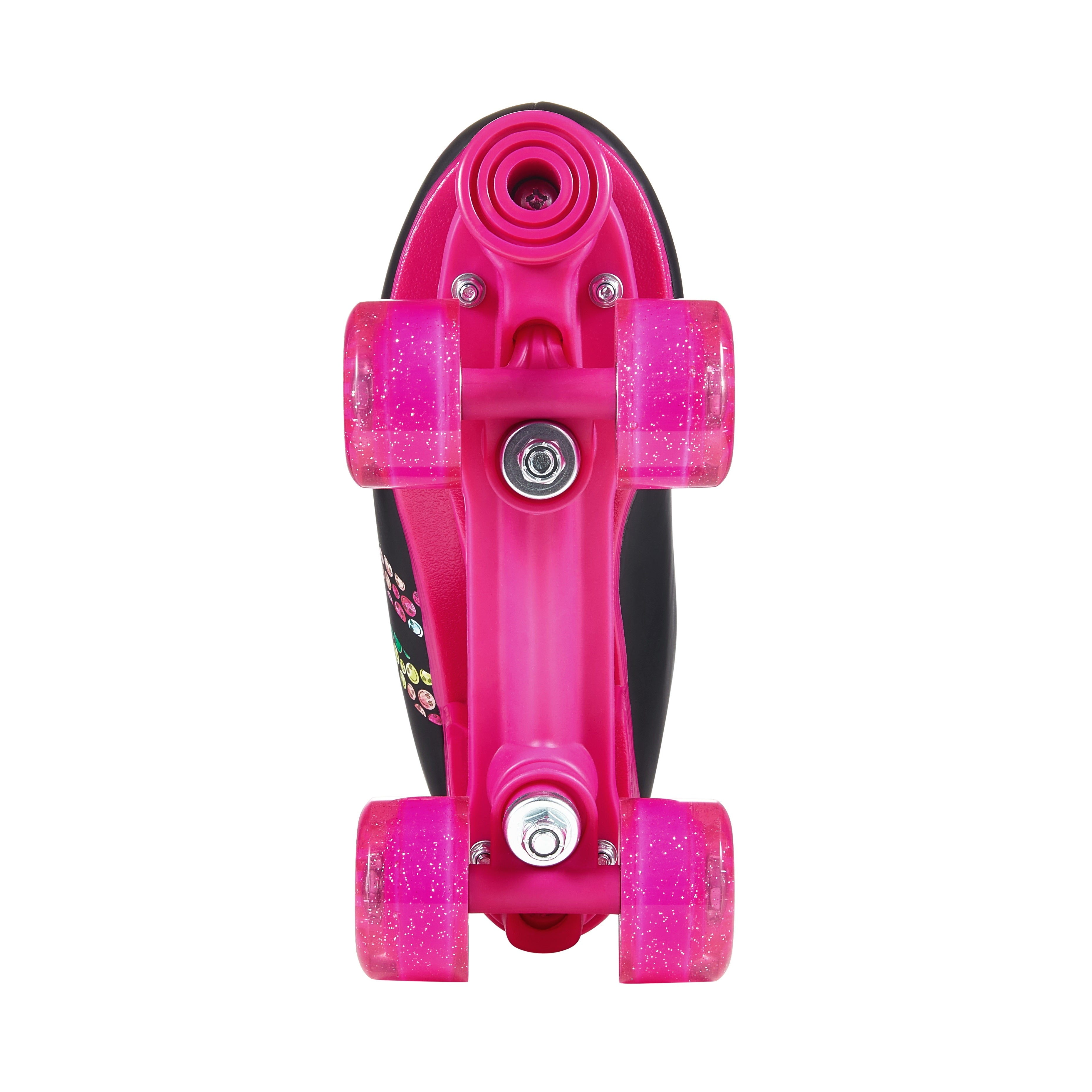 Justice Quad Roller Skates for Girls Ages 5-8， Size 12-2