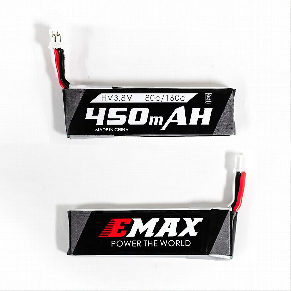 4pcs Emax Hv 3.8v 450mah Lipo Battery For Emax Tinyhawk Fpv Racing Drone No.301904