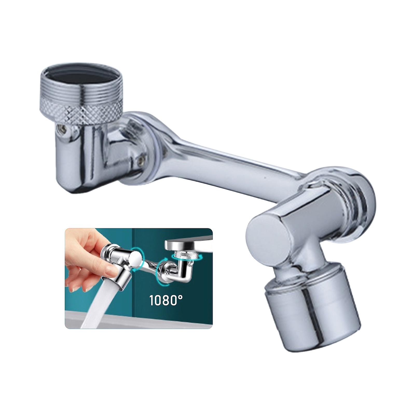 1080swivel Faucet Extender Sink Rotating Faucet Extender Splashproof Faucet Filter Adaptor Aerator With Wrench