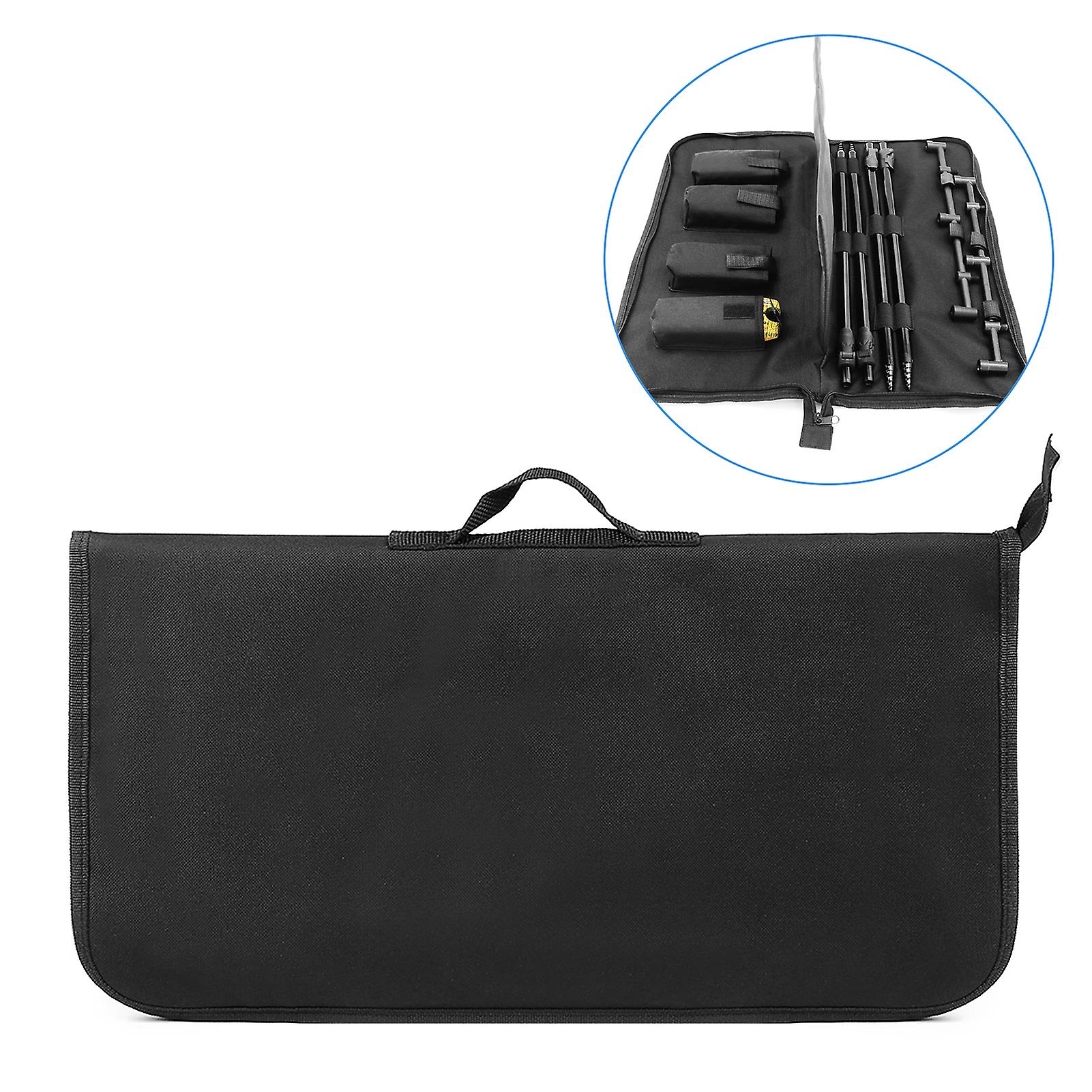 Padded Fishing Tool Storage Bag Fishing Buzz Bar Organizer Fishing Bait Alarm Pouch Fisihing Bank Stick Bag