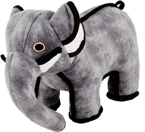 Tuffy's Emery Elephant Plush Dog Toy