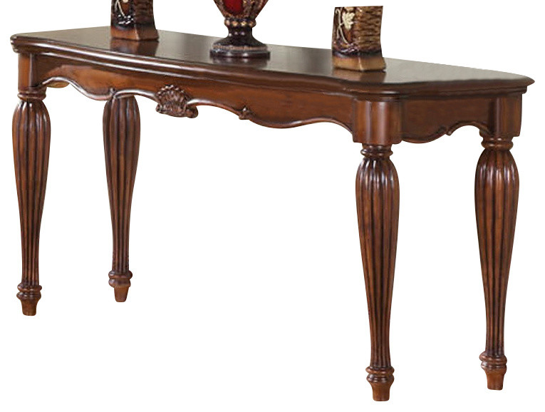 Acme Dreena Sofa Table  Cherry 10292   Traditional   Console Tables   by Emma Mason  Houzz