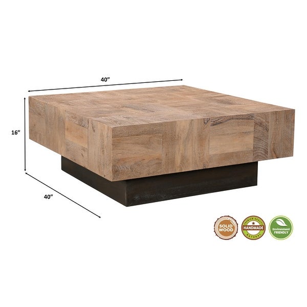 Caden Modern Solid Wood Coffee Table