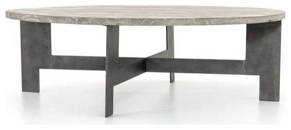 Perez Coffee Table Gunmetal  Charcoal   Transitional   Coffee Tables   by Rustic Home Furniture Deco  Houzz