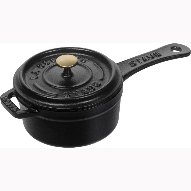 Staub Cast Iron 0 25 qt Mini Saucepan