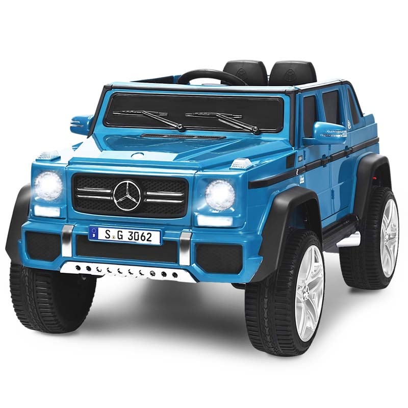 12V Mercedes-Benz G650-S Licensed Kids Ride-On Car, Electric Riding Toy Truck with Remote & Spring Suspension