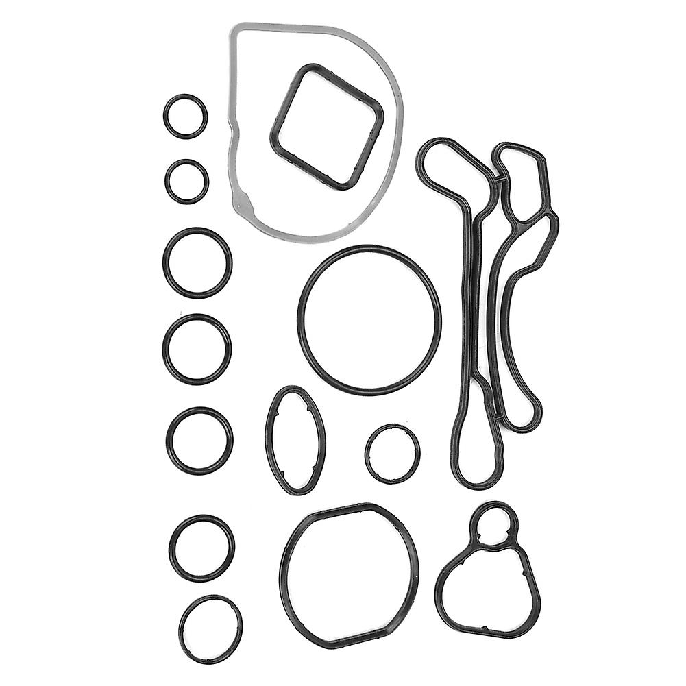 15pcs Engine Oil Cooler Gasket Seal O-ring 55354071 Fits For Chevrolet
