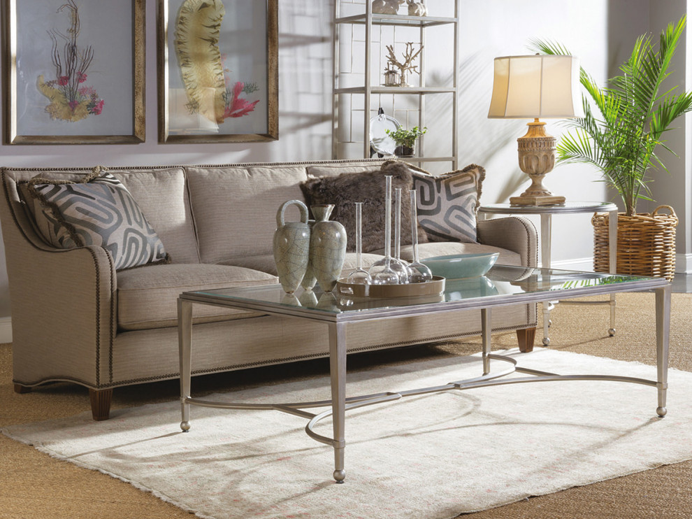 Sangiovese Rectangular Cocktail Table   Transitional   Coffee Tables   by HedgeApple  Houzz