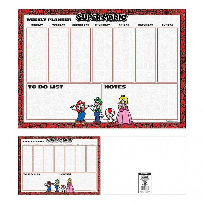 Super Mario Characters A4 Desk Pad