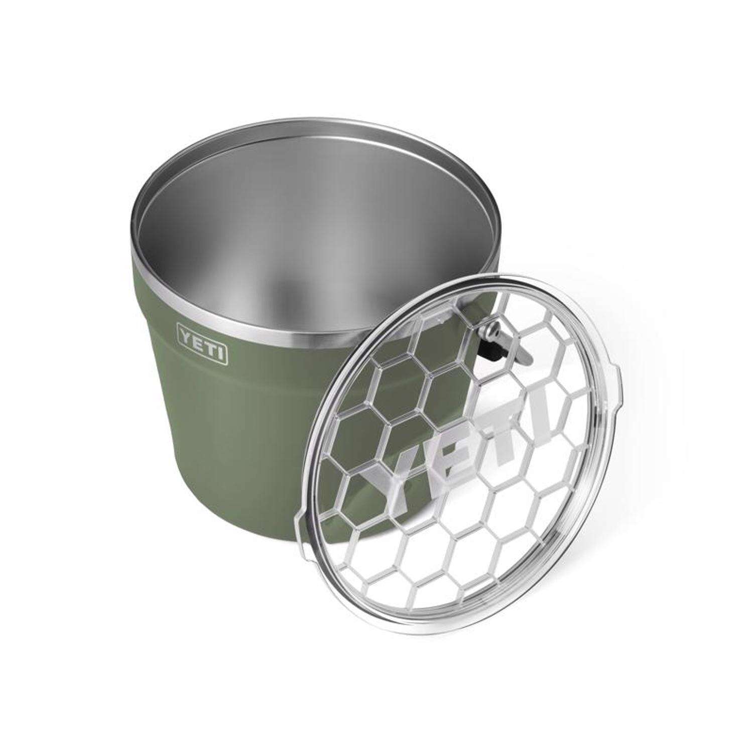 YETI Rambler 256 oz Camp Green Stainless Steel Beverage Bucket