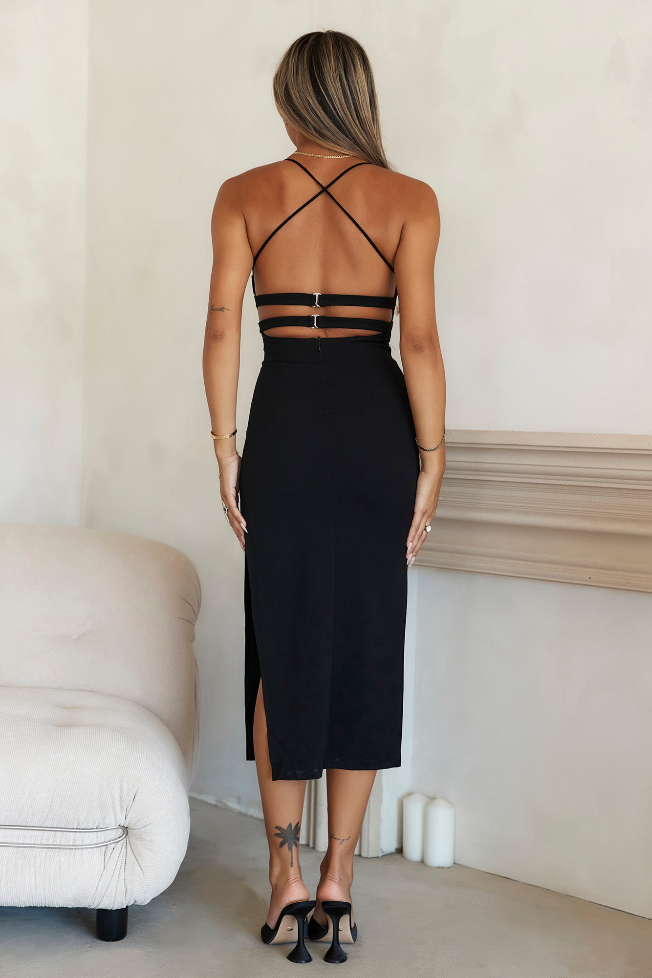 Lila Maxi Dress Black