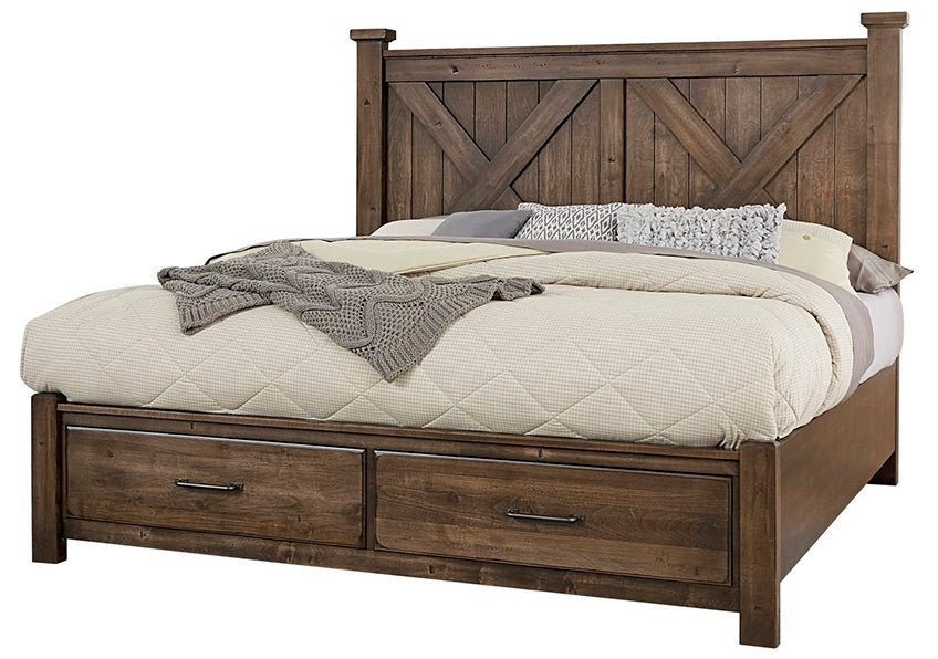 Cool Rustic King or Queen Bed