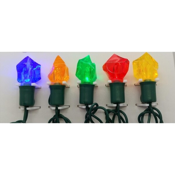 Rock Multi (Red，Blue，Yellow，Orange Green) LED Light String