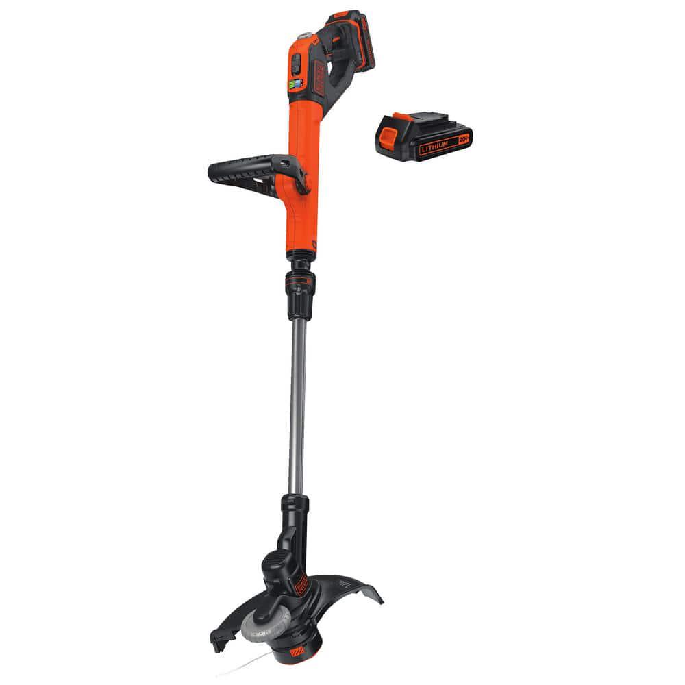 BLACKDECKER 20V MAX Cordless Battery Powered String Trimmer Kit with