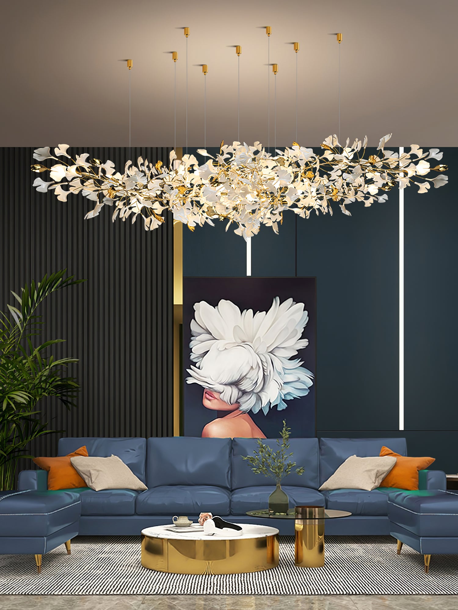 Gingko Chandelier Z