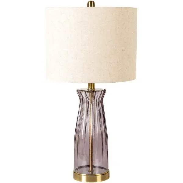 Laissez Colored Glass Candlestick Transitional Table Lamp - 25