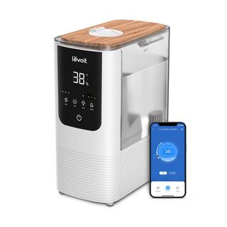 LEVOIT 1.2 Gal. Smart Warm and Cool Mist Top-Filled Ultrasonic Humidifier and Diffuser with Ambient Light up to 430 sq. ft. HEAPHULVSUS0074Y