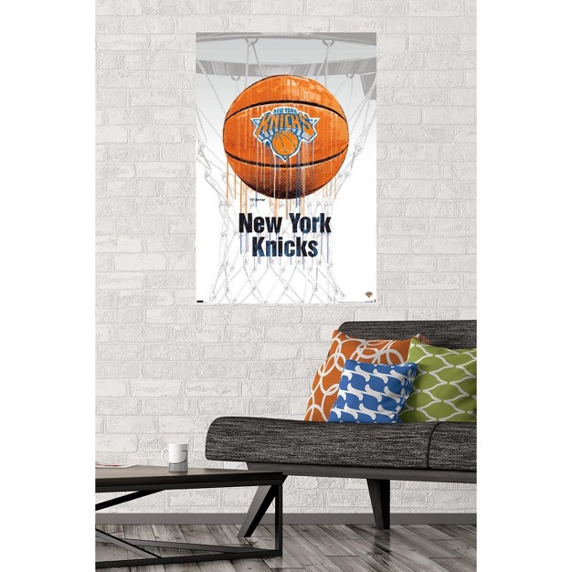 Trends International Nba New York Knicks Drip Basketball 21 Unframed Wall Poster Prints