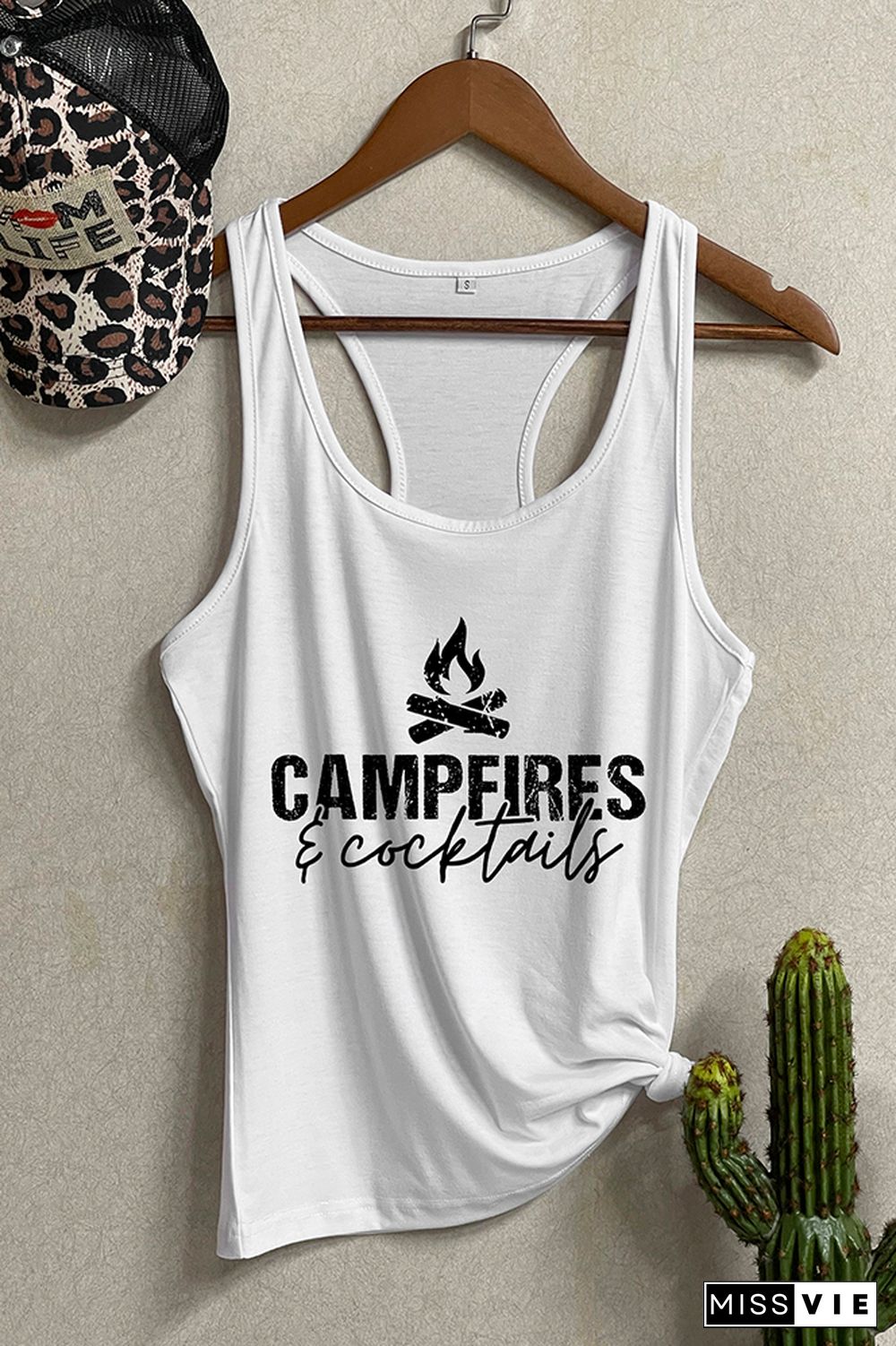 Campfires And Cocktails Tank Top Wholesale