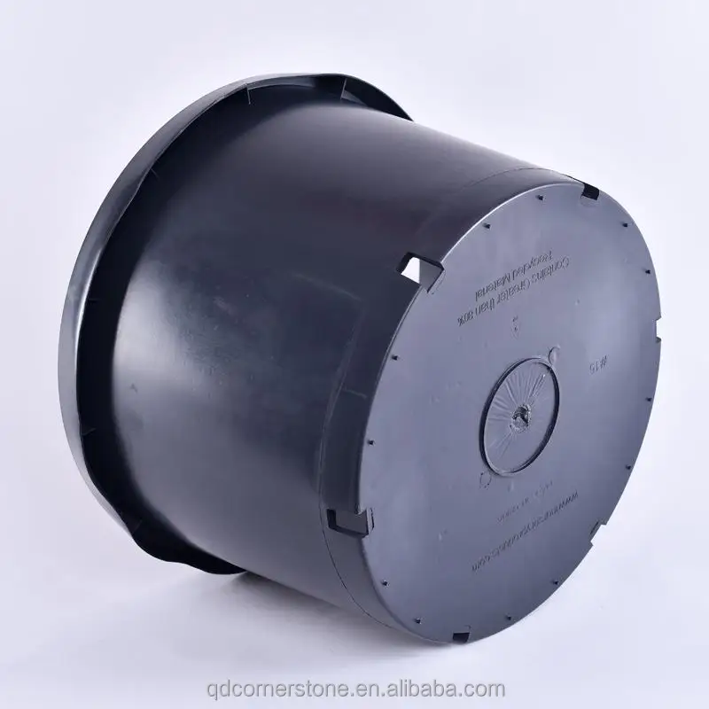 Planters garden supplies  round hole pot black plastic gallon flowerpot