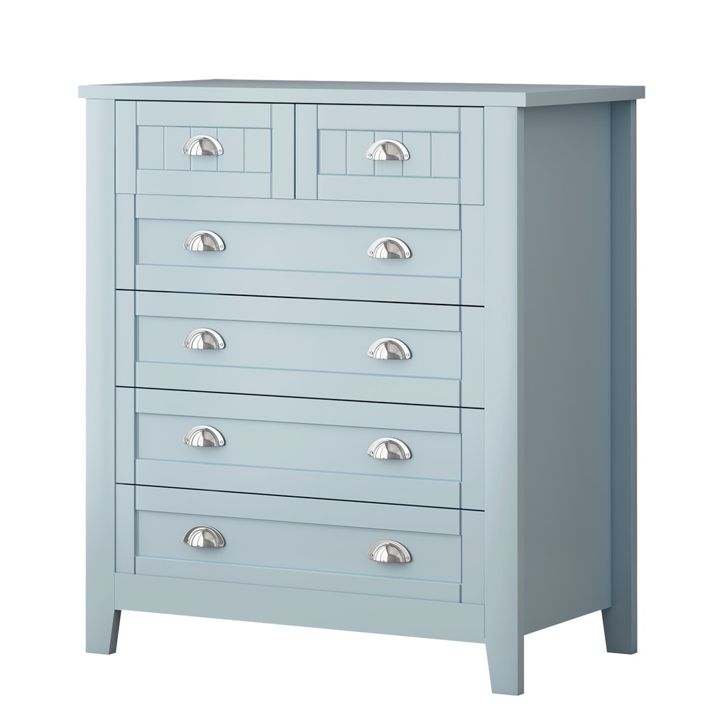 Drawer Cabinet Bar Cabinet  Storage Cabinet with Retro Shell shaped Handle