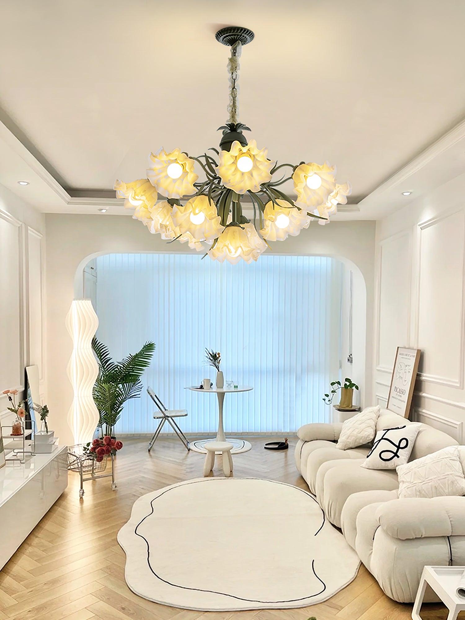 Lily of the Valley Flower Chandelier