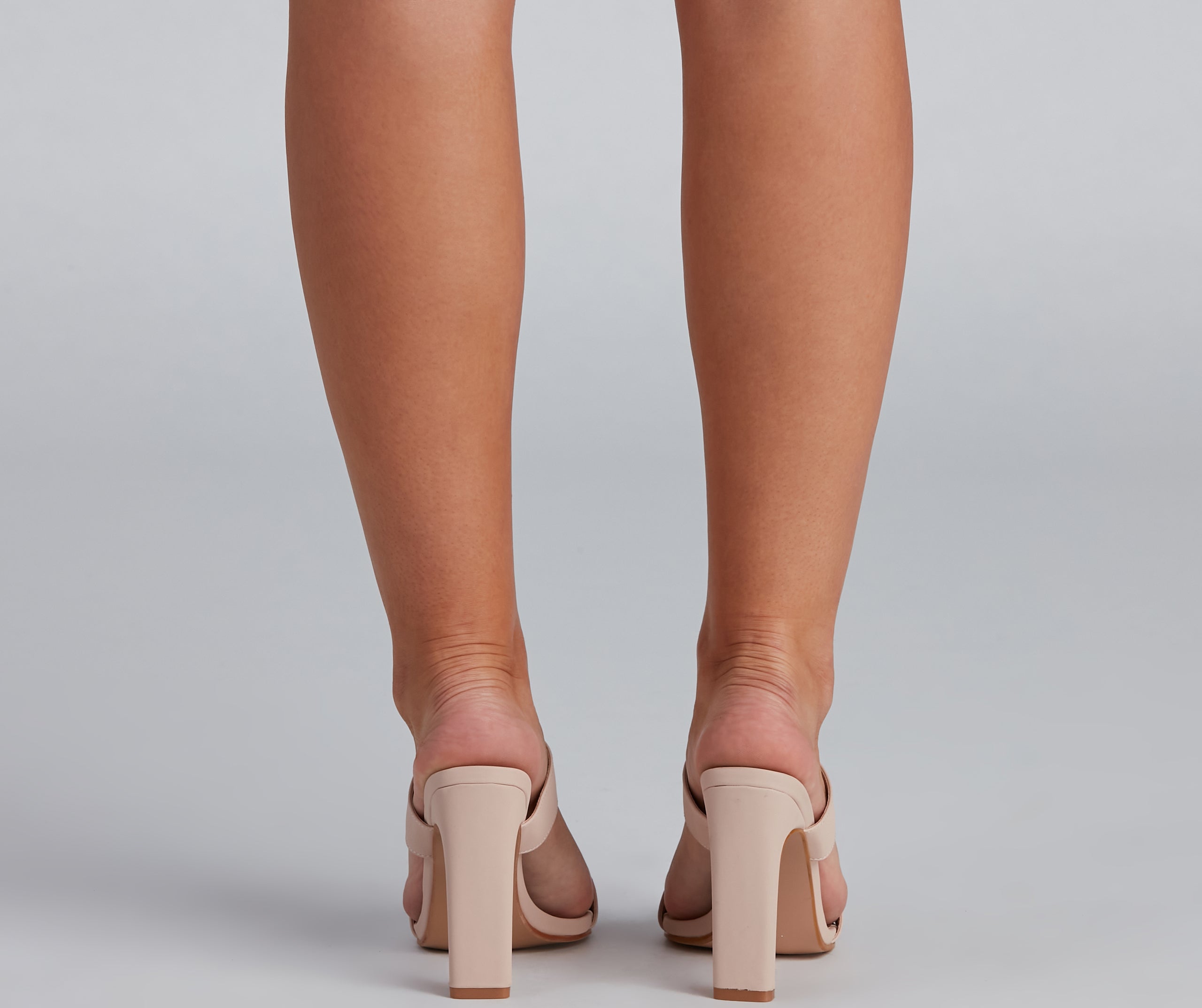 Class Act Nubuck Block Heel Mules