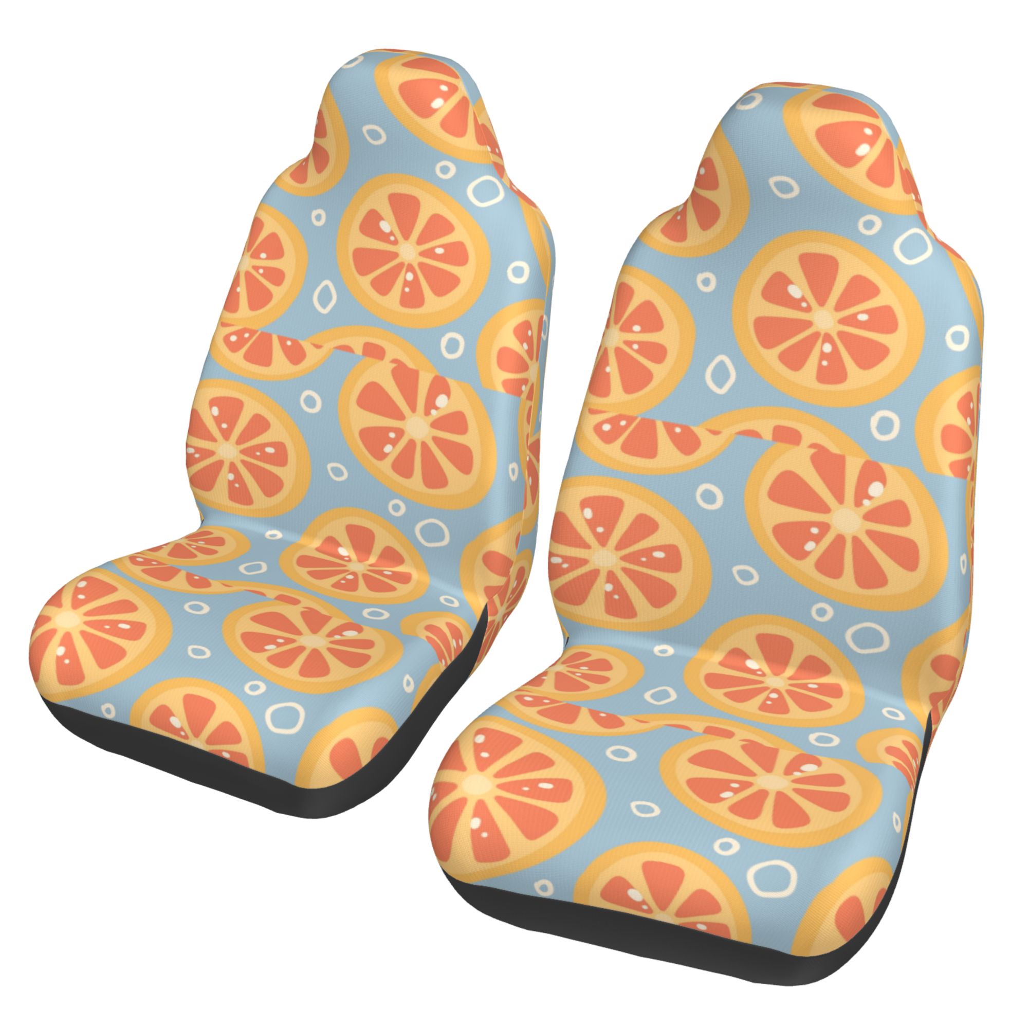 ZICANCN Car Seat Cover Summer Tropical Fruit Car Front Seat Covers Protectors ， Automotive Seat Covers for Cars Trucks Suv