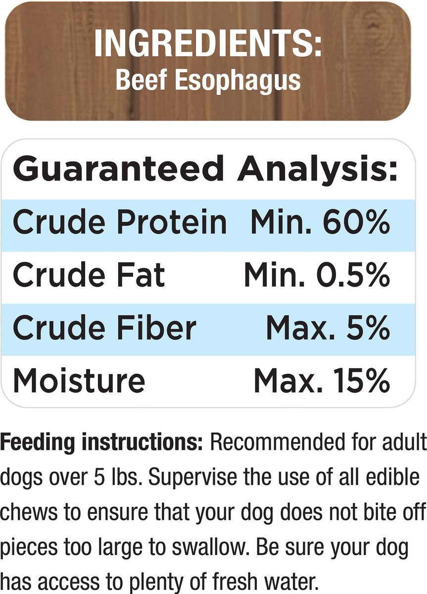 Cadet Beef Sticks Dog Treats， 12-oz bag