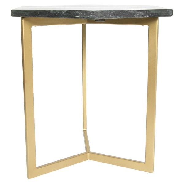 Aurora Home Piers Hexagon Marble Table - 18