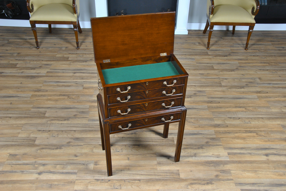 Mahogany Silver Chest   Traditional   Accent Chests And Cabinets   by Niagara Furniture  Houzz