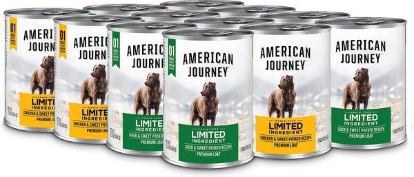 American Journey Limited Ingredient Diet Poultry Variety Pack Grain-Free Canned Dog Food