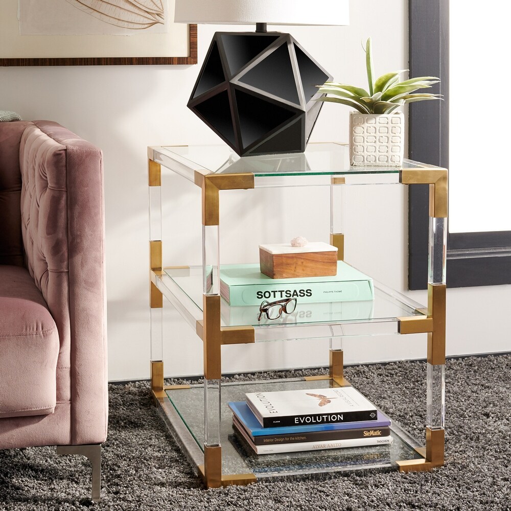 SAFAVIEH Couture Louisa Acyrlic End Table   28\