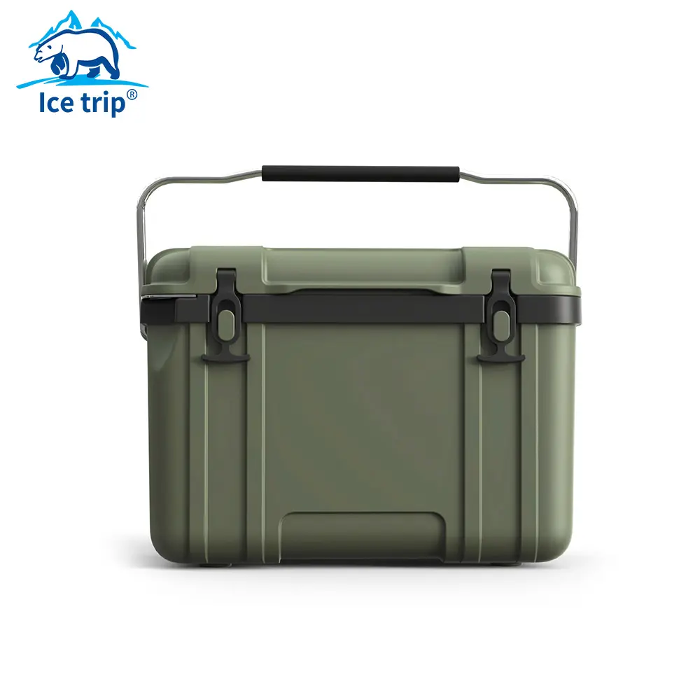 26L Camping Outdoor Hiking Hard Plastic Cold Storage Box Portable Seafood Insulation Cool Box