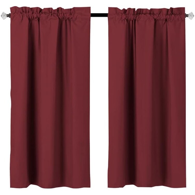 2 Panels Blackout Tier Curtain   36X54\