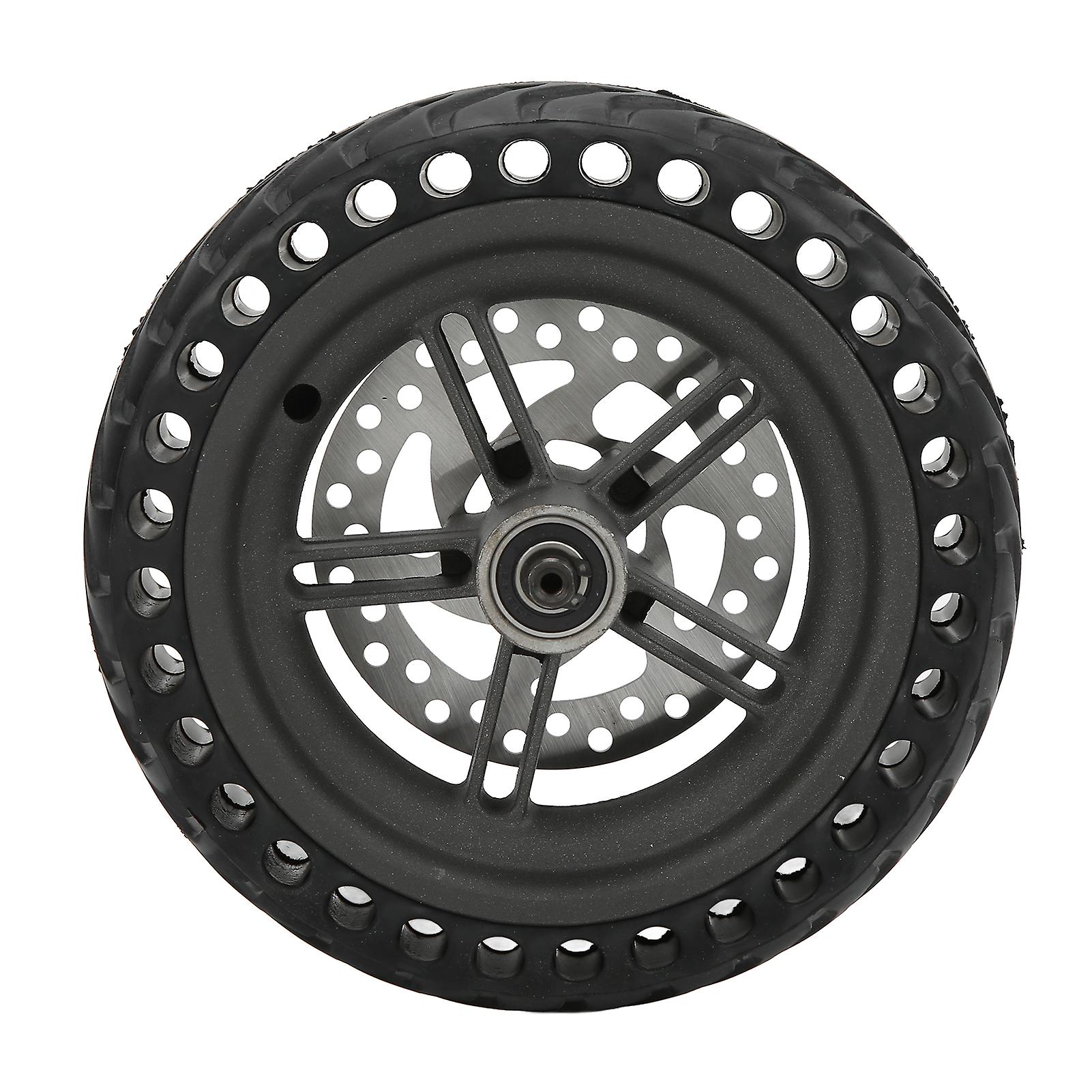 Electric Scooter Rear Wheel Assembly 8.5in Hub Honeycomb Tire 120mm Brake Disk Set For Xiaomi M365 Pro/pro2