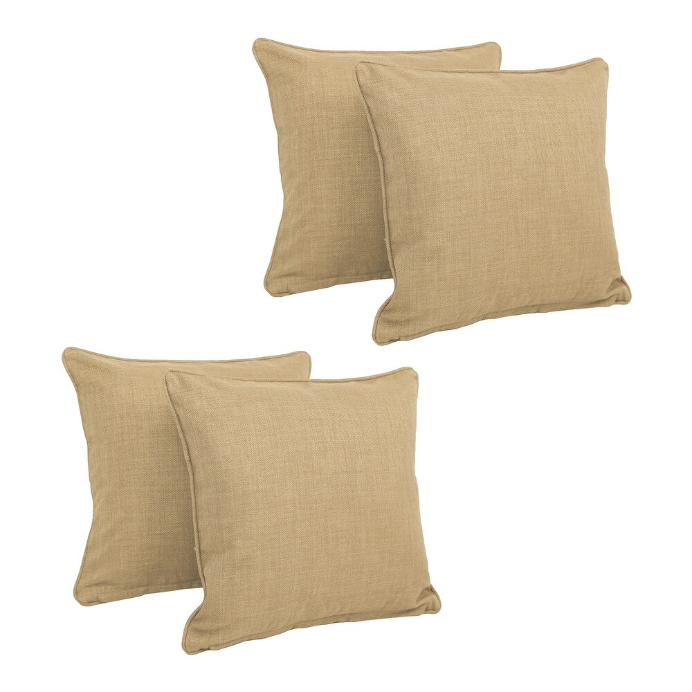 Blazing Needles 18 inch Accent Throw Pillows (Set of 4)