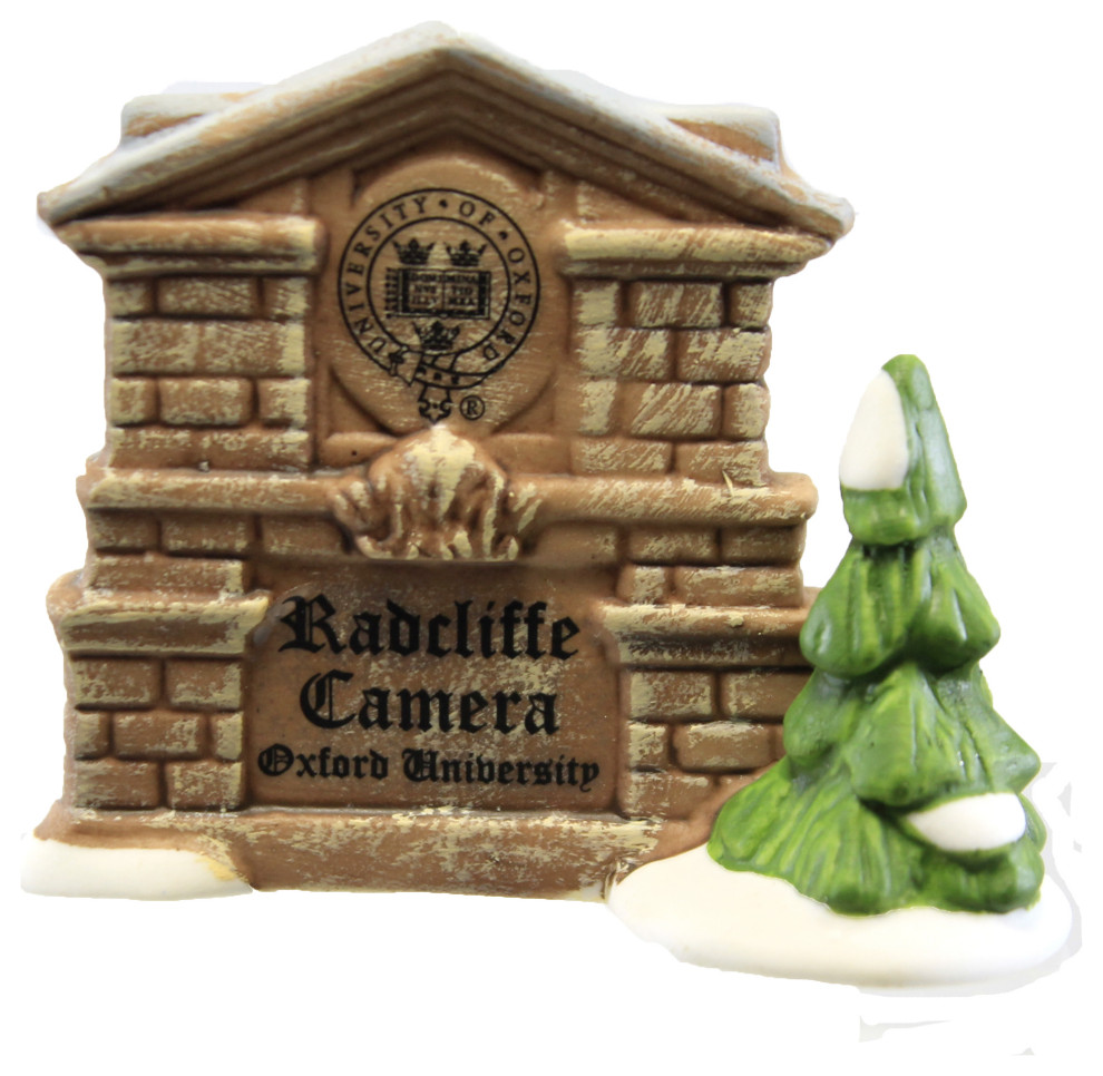 Department 56 House Oxford  x27s Radcliffe Camera Dickens  x27Village 6005397   Contemporary   Holiday Accents And Figurines   by Story Book Kids Inc  Houzz