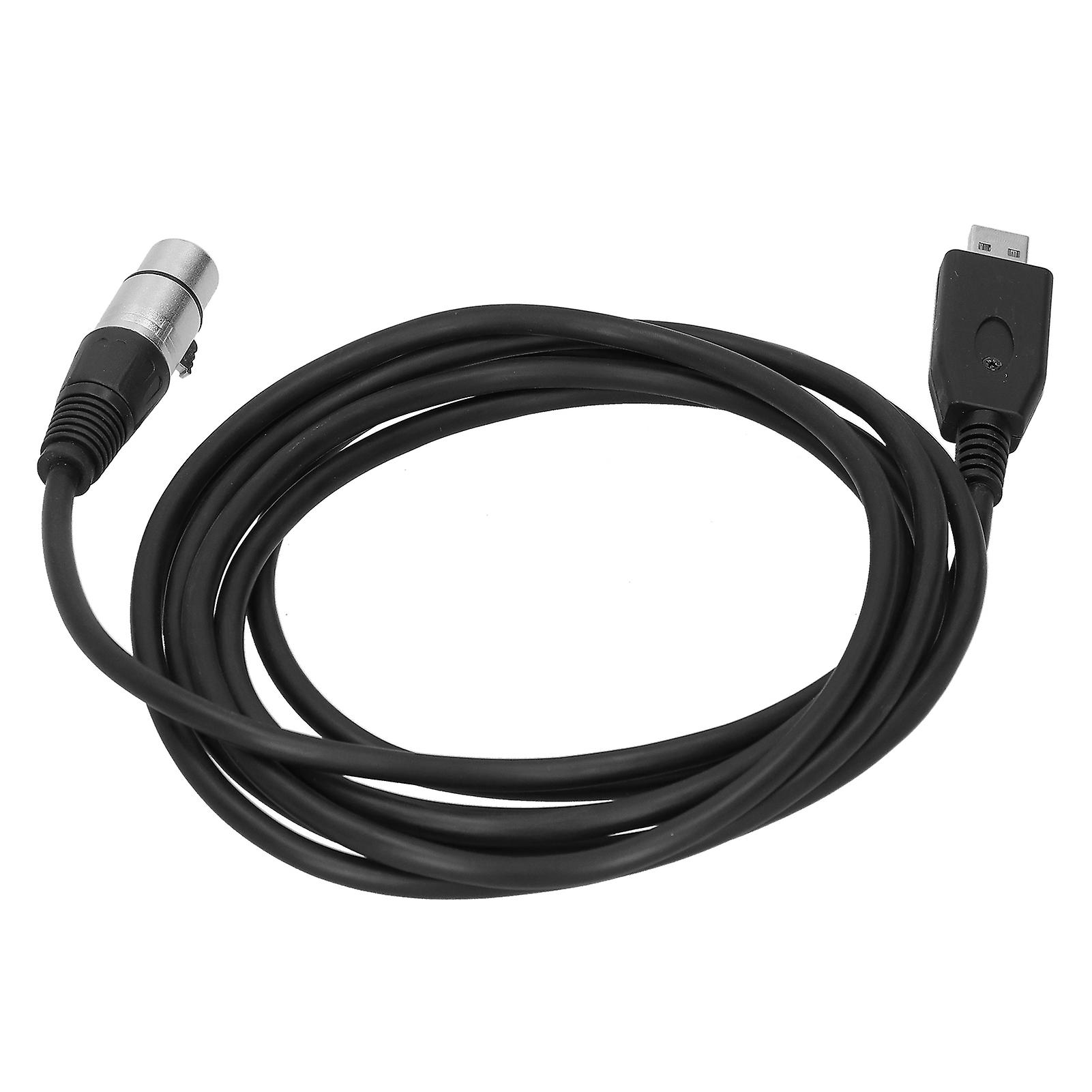 Usb To Xlr Female Microphone Cable Plug Play Microphone Connector Cable Cord2m / 6.6ft