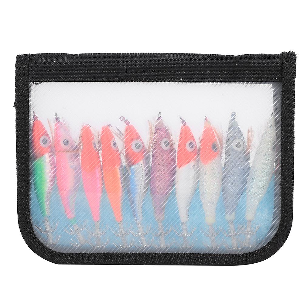 10pcs/bag Simulation Luminous Shrimp Bait Squid Needle Artificial Lure Fishing Accessory