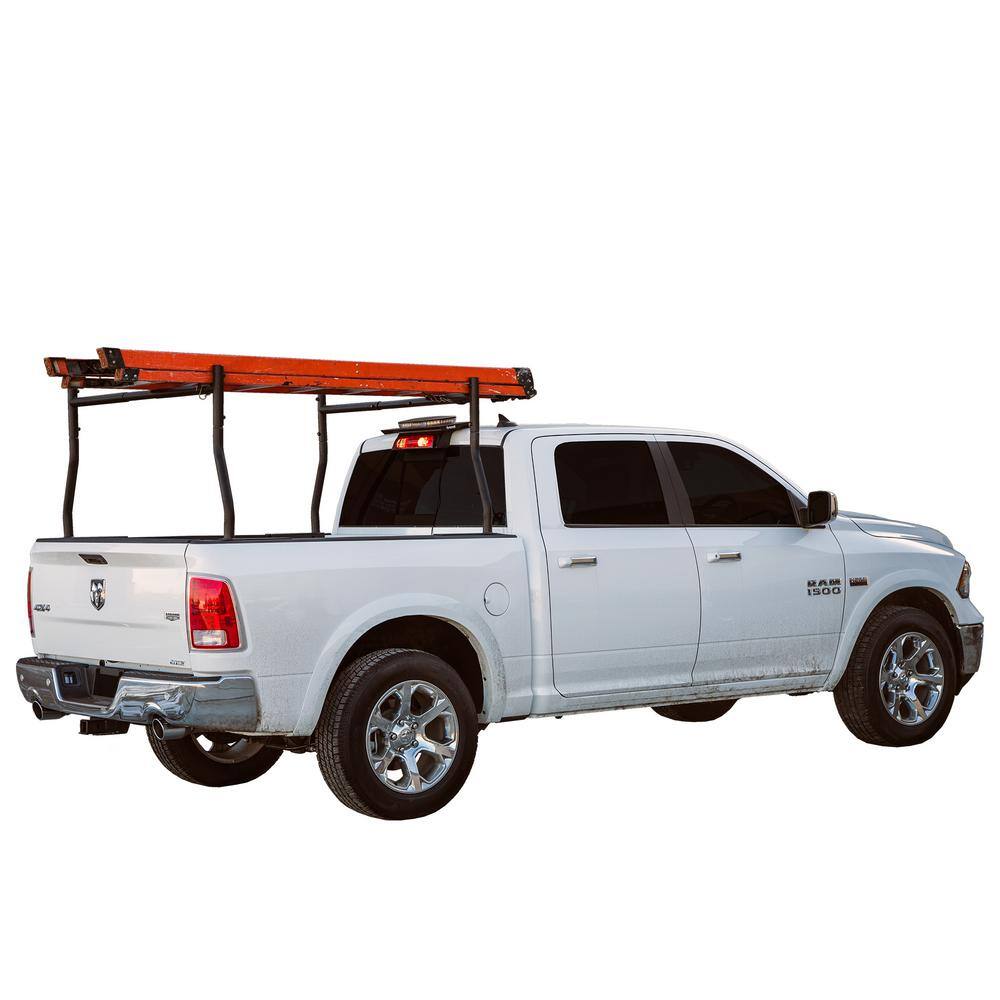 Buyers Products Company 500 lbs. Capacity Powder-Coated Steel Truck Rack in Black 1501550