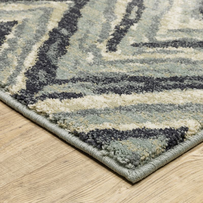 StyleHaven Salinas Industrial Chevron Area Rug