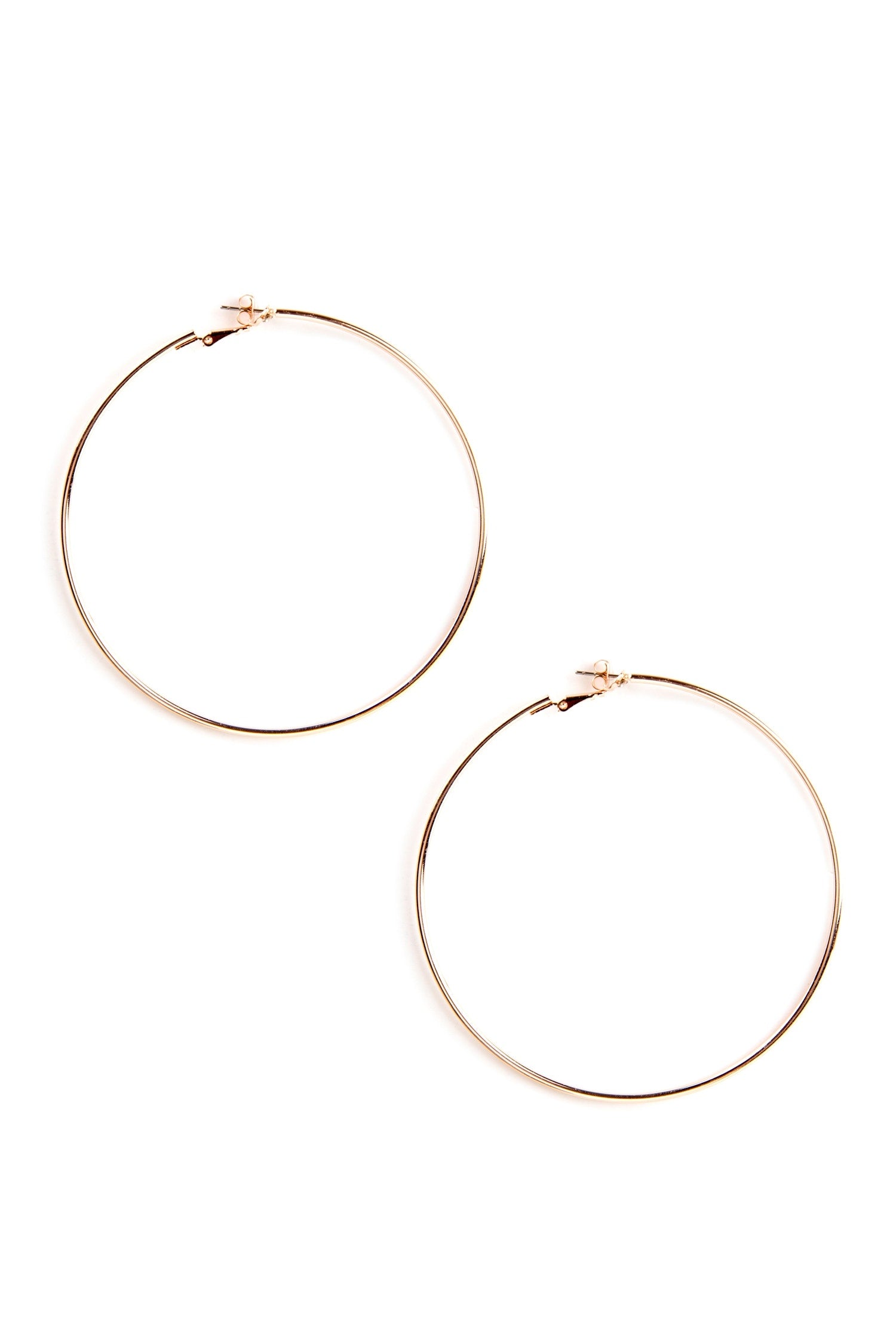 Sleek N' Chic Hoop Earrings